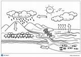 12 Free Water Cycle coloring Pages And diagrams  ESL Vault sketch template