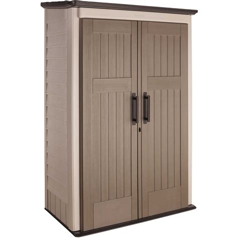 Rubbermaid Plastic Large Vertical Outdoor Storage Shed 52-Cubic Feet 1887157 | eBay