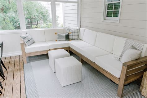 DIY Outdoor Sectional (Guide) - Home and Kind