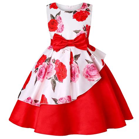 Baby Kids Flower Pretty Birthday Dresses Children Clothing Toddler ...