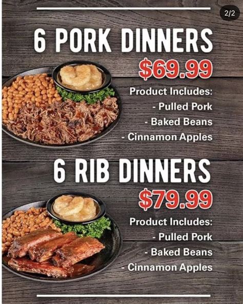 Menu at Corky's Ribs & BBQ, Collierville, 743 W Poplar Ave