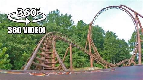 Tennessee Tornado VR 360 Roller Coaster POV Dollywood - YouTube