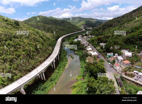 Comerio, Puerto Rico. 11th June, 2015. An aerial photo of the unusual ...