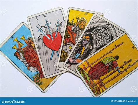 Tarot Cards Divination Occult Magic Stock Image - Image of magic, cards ...