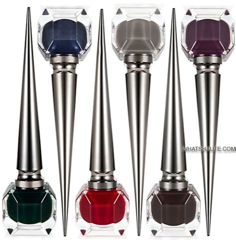 They're Here: The Full Christian Louboutin Nail Colour Collection ...