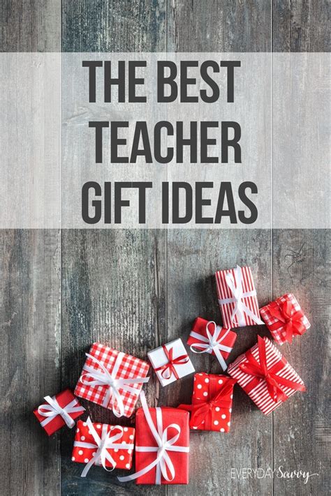 Teacher Christmas Gift Ideas - Easy to Buy or DIY Gifts