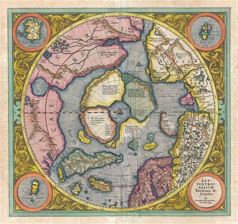 The Mysteries of the First-Ever Map of the North Pole - Atlas Obscura