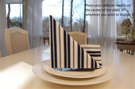 Sailboat Napkin Fold