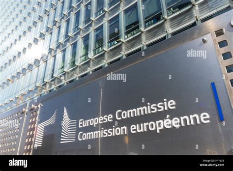 the view of european commission building in Brussels Stock Photo - Alamy