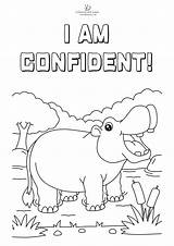 Positive Affirmations Coloring Pages  Home sketch template