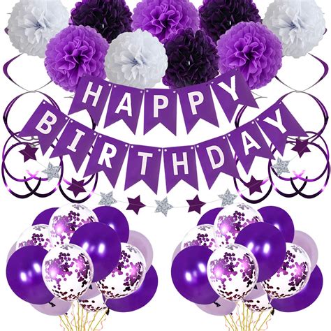 Happy Birthday Purple Flower Images