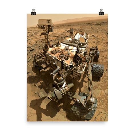 Curiosity Rover Poster Print - Etsy