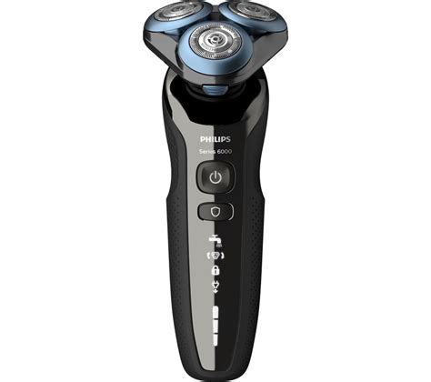 PHILIPS Series 6000 S6680/26 Wet & Dry Rotary Shaver - Black Fast ...