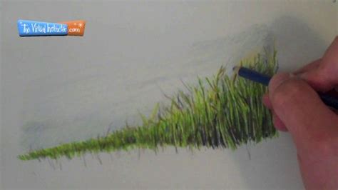 How to Draw Grass with Colored Pencils-Video Tutorial | Grass drawing, Colored pencils, Colored ...