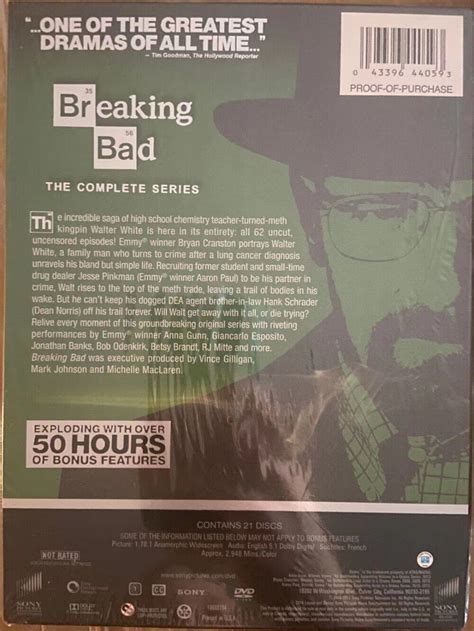 Breaking Bad: The Complete Series (DVD, 2014, 21-Disc Set) for sale online | eBay