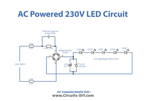 230v 10w Led Driver Circuit Diagram