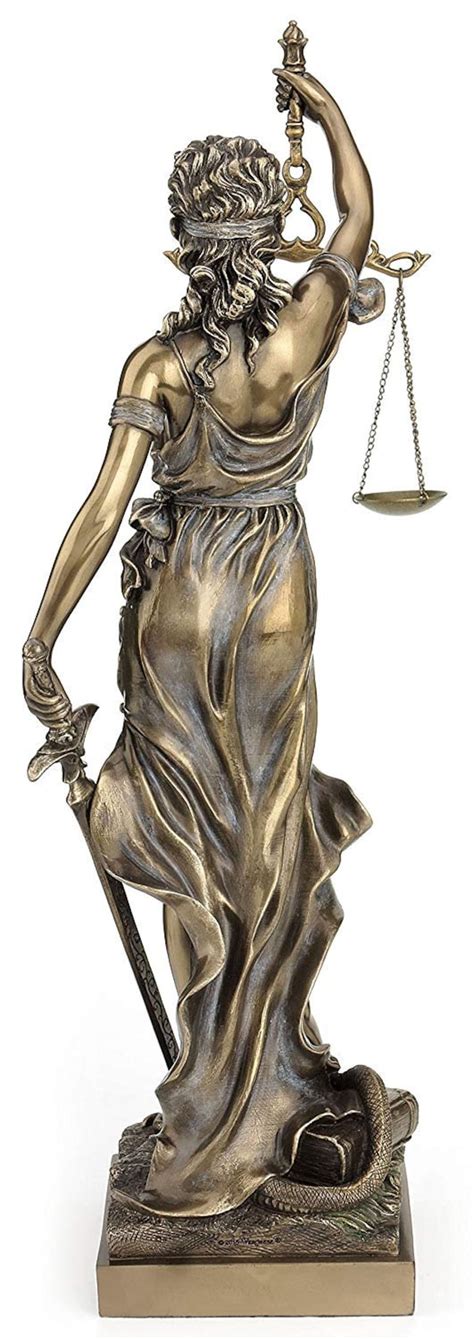 Blind Lady Justice Statue Greek Statue Bronze Statue Office | Etsy