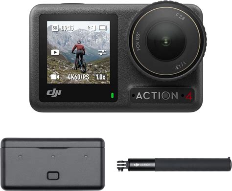 DJI Osmo Action 4 Adventure Combo - 4K Waterproof Sports Camera with ...