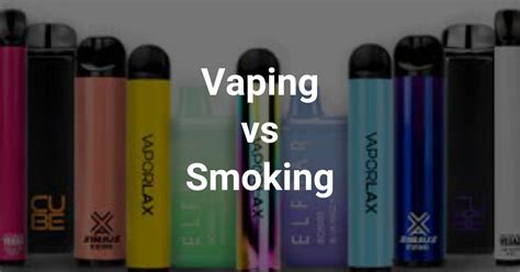 Vaping vs Smoking - is vaping better than smoking - Vapes Guide Online