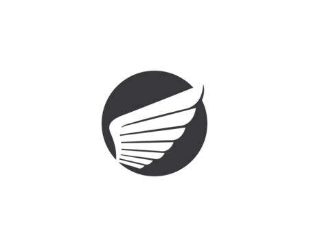 Falcon Wing Logo Template Vector Concept Logo Insignia Vector, Concept ...