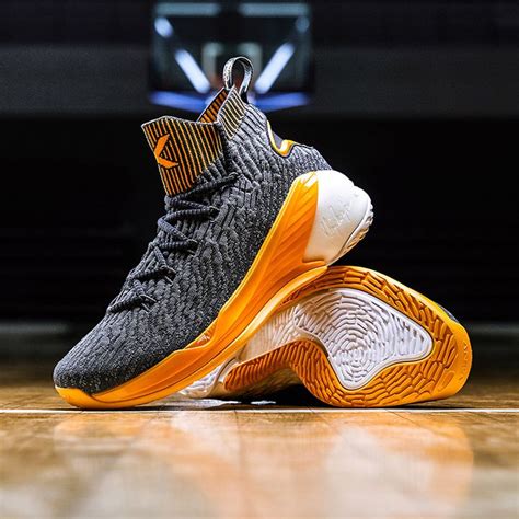 Anta Men's KT4 Klay Thompson Signature Basketball Shoes - Orange/Grey | Basketball shoes ...