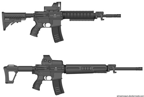 M7 assault rifle updated by McDoomington on DeviantArt