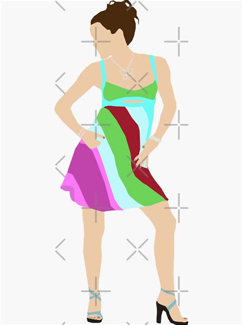 "Jenna Rink Thriller Dress" Sticker for Sale by StellaGraceTees | Redbubble