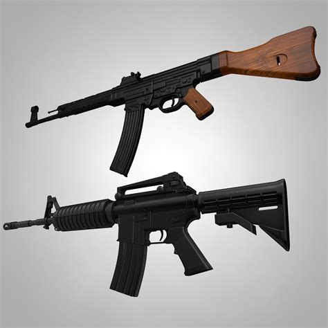 Rifles Collection Army Weapons | CGTrader