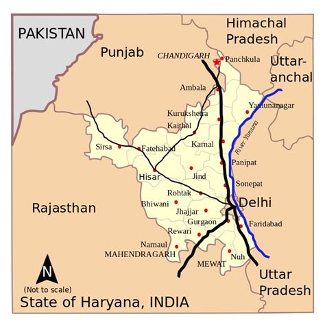 Road Map Haryana - Wayne Baisey