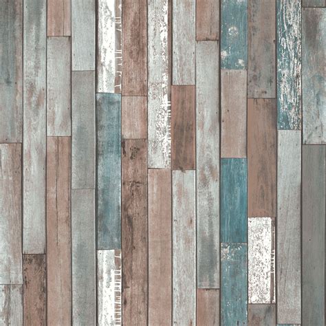 Fine décor Wood effect Wallpaper | Departments | DIY at B&Q