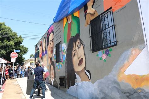 Boyle Heights celebrates mural of 'inspirational' women by 15-year-old ...