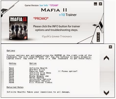 Mafia 2 - PC Game Trainers Download - Black View Trainers