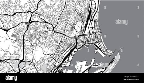 Urban vector city map of Durban, South Africa Stock Vector Image & Art - Alamy