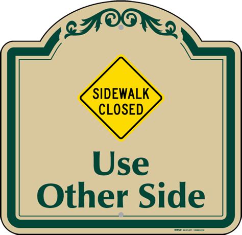 Sidewalk Closed Sign - Claim Your 10% Discount