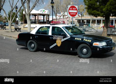 State Police car in La Mesilla, New Mexico Stock Photo - Alamy