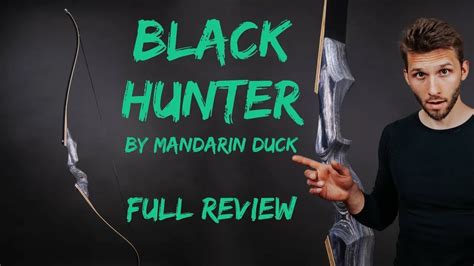 Why Did I Buy a RECURVE Bow? Black Hunter Bow by Mandarin Duck (archery review of a cheap bow ...