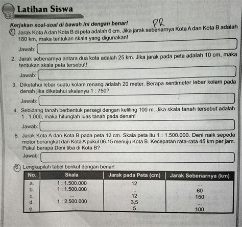 47+ Soal Matematika Kelas 5 Semester 2 Skala Dan Perbandingan - Contoh Soal dan Jawaban