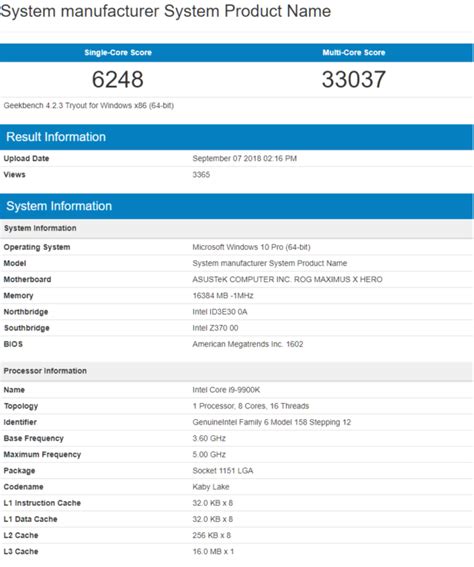 Geekbench Processor & Memory Performance V5 0 1 - estafootball