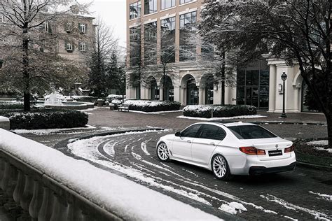 White on White: Customized BMW 5-Series — CARiD.com Gallery