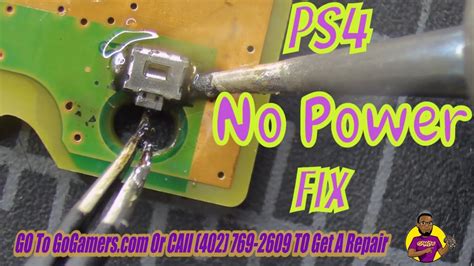 Fix PS4 Not Turning On No Power (Power Button Replacement Repair) - YouTube