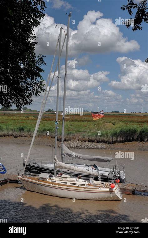 Weener and the river ems in germany Stock Photo - Alamy