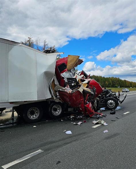 Semi Truck Driver Walks Away From Crash That Obliterated Their Truck Cab