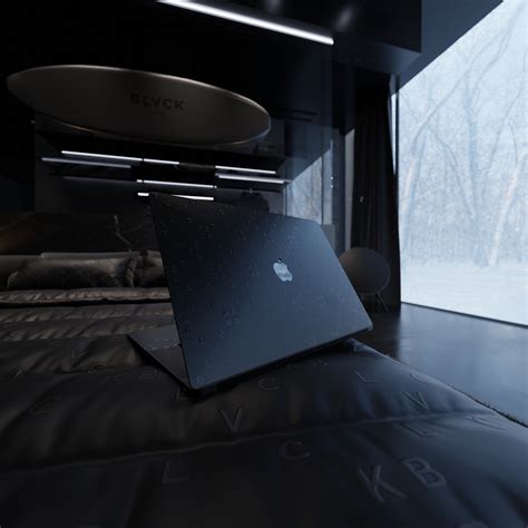 Black MacBook Skin | Blvck Paris