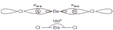 What is the Hybridization of Beryllium Chloride?