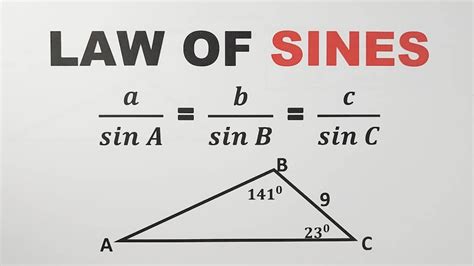 Law of Sines - Solving Oblique Triangle - YouTube