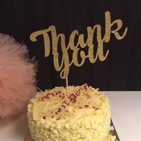 Thank You Cake Topper – Pomchick