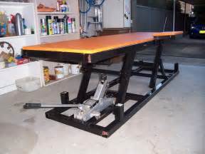 Diy Motorcycle Lift Table Plans