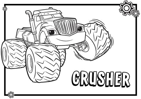 Blaze And The Monster Machines Coloring Pages | Coloring pages, Animal coloring pages, Coloring ...