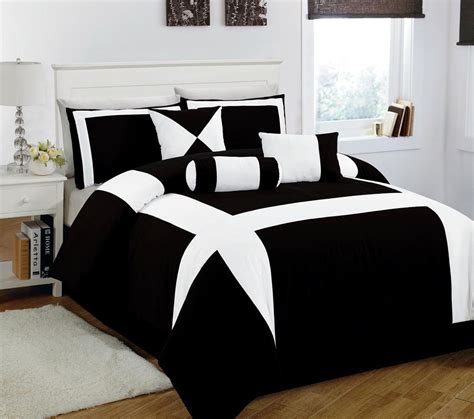 Black And White Comforter Sets Queen Size - Foto Kolekcija