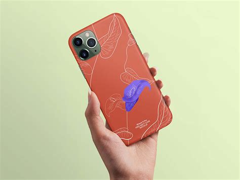 Free iPhone 11 Pro Case Mockup (PSD)